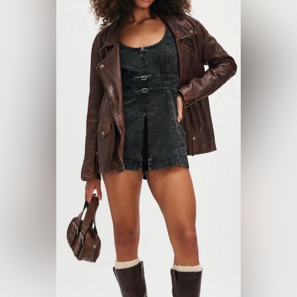 Free People Acid Acid Washed Tunic View 4